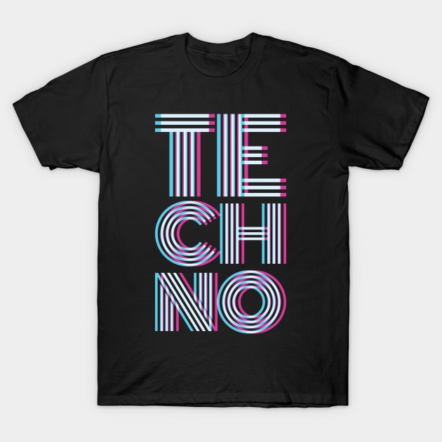 Techno Electronic Style T-Shirt by avshirtnation